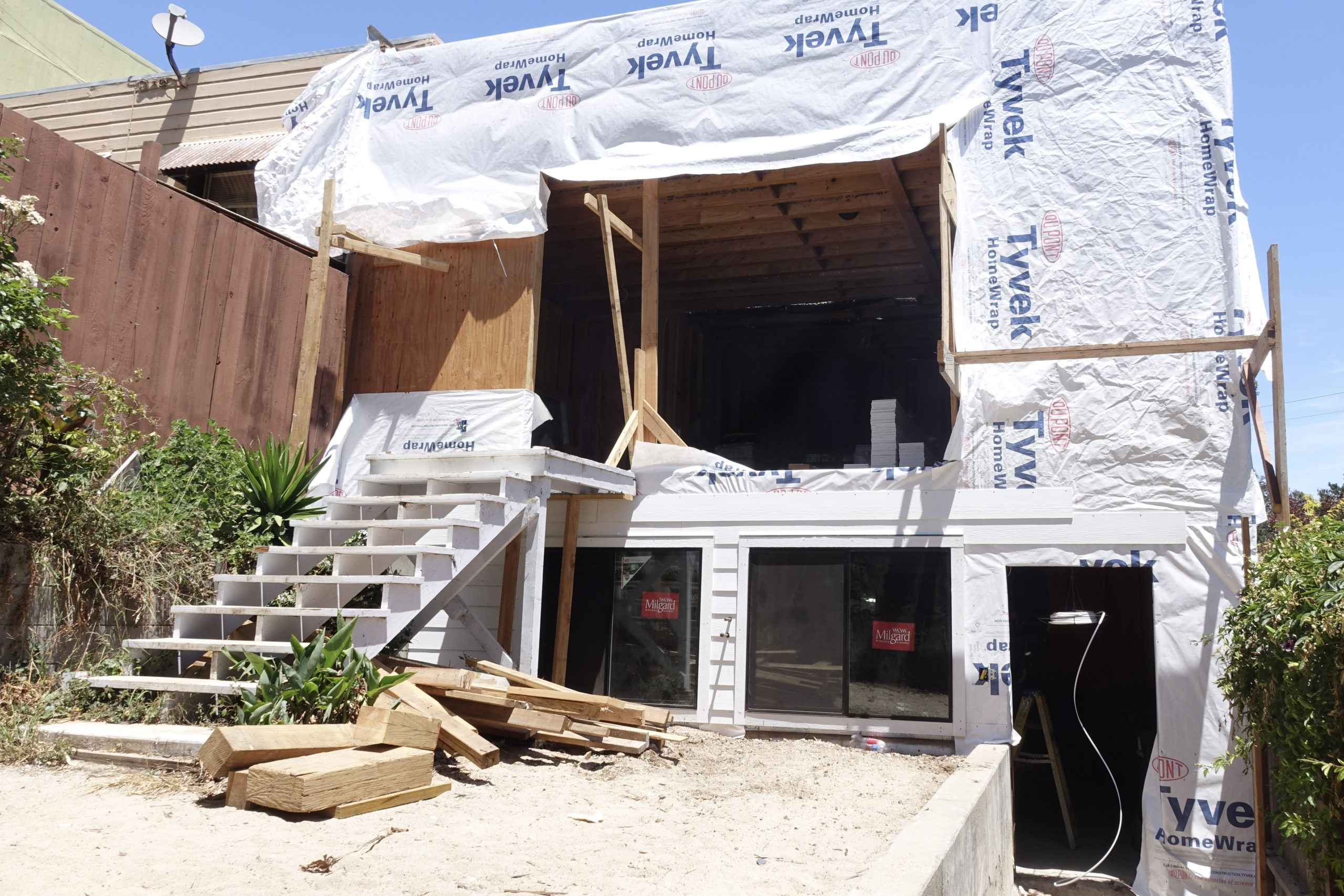 Exterior Renovation — before